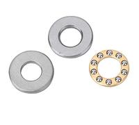 Hyuduo Roulement de Butée, usiné avec Précision, Jeu de Roulements à Billes en Acier Rapide F9-20M, 9x20x7mm, Idéal pour l'installation de Machines et d'appareils (F9-20M 9 * 20 * 7mm)