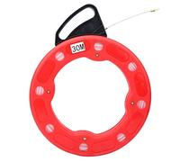 Hyuduo Ruban à Poisson en Fibre de Verre, Extracteur de Câble Non Conducteur d'une Largeur de 4,0 Mm, Longueur de 30 M pour les électriciens et la Pêche par Câble