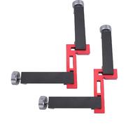 Hyuduo Serre-joint D'Angle pour Menuiserie, Bride à Angle Droit avec G-clamp Réglable, Construction en Alliage D'aluminium pour Assemblage Précis du Bois et Fabrication de Meubles