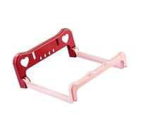 Hyuduo Support de Lavabo Mural, étagère de Rangement Pliable en Plastique pour Salle de Bain, Organisateur Suspendu Facile à Installer pour Les Petits Espaces (Pink)