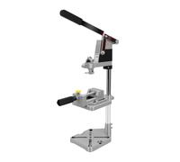 Hyuduo Support de Mini Perceuse à Colonne, Collet 38 Mm 43 Mm, Base en | Support de Perceuse à Main, Alliage D'aluminium, étau à Mâchoires Plates, établi, Travail du Bois, Travail des Métaux,