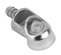 Hyuduo Support de Support de l'étagère 10pcs, étagère en Verre Clamp/Holder de Fixation à Angle Droit avec Aspiration, pour Meubles d'armoire, en Bois, en Verre