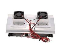 Hyuduo Système de Refroidissement Thermoélectrique Peltier 120 W, Refroidisseur à Semi-conducteur Haute efficacité avec Ventilateurs et Moniteur de Température pour les Amateurs de Bricolage