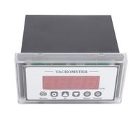 Hyuduo Tachymètre Numérique, Matériau ABS, Affichage LED Haute luminosité, Compteur de Vitesse RPM 0-9999, Idéal pour l'inspection de la qualité des Tours et des Convoyeurs