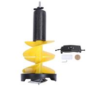 Hyuduo Tarière à Glace électrique pour la Pêche sur Glace, Diamètre de Foret de 8 Pouces avec Conception de Tuyau d'eau Flottant, Foret en Alliage d'aluminium de 17,7 Pouces pour Les Amateurs de