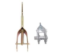 Hyuduo Tendeur et clé de Fil de Clôture, Outil Robuste en Acier au Carbone et en Acier Inoxydable pour Clôture de Ferme avec Système à Cliquet Facile, Tension de Fil Optimale à Chaque Fois