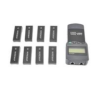 Hyuduo Testeur de Câble Réseau RJ45 avec écran LCD 8 Unités à Distance pour le Test de connectivité du Point de Rupture de Longueur WireMap Paire et Longueur Coax Tel CONFIGURATION