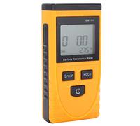 Hyuduo Testeur de Résistance Portable ABS 10 ^ 3 à 10 ^ Ohm Rétroéclairage LCD 1 Seconde Réponse 32 à 122 Fahrenheit pour l'inspection de Champ Antistatique et le Travail ESD