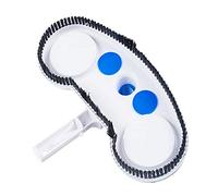 Hyuduo Tête d'aspirateur de Remplacement, Pinceau de Piscine Pivotant pondéré pour Une Connexion Flexible de Tuyau, Outil de Nettoyage Manuel du Spa, avec Deux Vannes à Relief à Air, Un