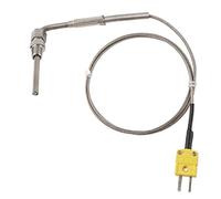 Hyuduo Thermocouple de Type EGT K, Réponse Rapide, Correspond à les Contrôleurs de Température, avec un Bouchon Mâle Jaune, pour une Résistance à Haute Température, une Pointe Exposée