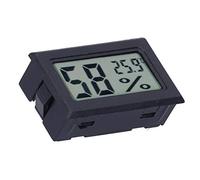 Hyuduo Thermomètre Numérique, Compteur de Température Intérieure ABS, -58-230 F, Parfait pour la Maison Intelligente, l'aquarium, le Réfrigérateur (BLACK)