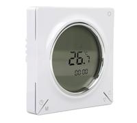 Hyuduo Thermostat de Chauffage électrique 16A, Contrôleur de Température Intelligent ABS avec Fonction de Mémoire d'écran LCD pour le Chauffage Pièce de 5 à 45 °C 113 °F