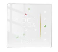 Hyuduo Thermostat de Sol Domestique WiFi, Contrôleur de Température Ambiante Programmable, écran Tactile Numérique, Grand écran LCD 95 à 240V, 41 à 95F, pour la Maison, la Chambre à Coucher, Le Salon