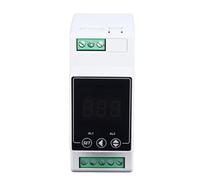 Hyuduo Thermostat Numérique du Contrôleur de Température du Rail Refroidissement, Application Large, Haute Précision, Pièces Excellentes, Filtrage personnalisé, Forte Anti-ingérence, Compact et