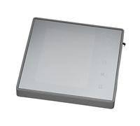 Hyuduo Thermostat Numérique LCD écran Tactile Régulateur de Température de Climatisation AC220V PC Boîtier ABS pour Panneau de Commande Mural d'hôtel à Domicile Noir (Grey)