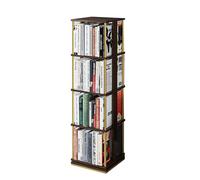 HYUFEIAO Bibliothèque rotative - Bibliothèque en métal de Grande capacité à 3/4/5 Niveaux, étagère de Rangement sur Pied à 360 °, Tour de bibliothèque rotative pour Coin, étagère de rangeme