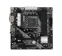 HYUIND Carte mère Carte mère Fit for ASRock B450M Pro4-F B450 AM4 DDR4 64 Go Ultra M.2 Compatible Ryzen 5 5600 4300GE 2600 3200G 5700 processeur Micro ATX