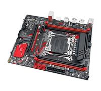 HYUIND Cartes mères X99 Carte mère LGA 2011-3 SATA/PCI-E M..2 Support Slot Xeon E5 v3 v4 Processeur Quatre canaux DDR4 RAM X99-RS9