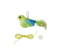 HYUIND Jouet for Chat en Forme d'oiseau à Plumes couineur de Couleur aléatoire - Jeu interactif et gazouillis for Chatons, Pas Besoin de Piles, idéal for Les Races(21)