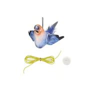 HYUIND Jouet for Chat en Forme d'oiseau à Plumes couineur de Couleur aléatoire - Jeu interactif et gazouillis for Chatons, Pas Besoin de Piles, idéal for Les Races(2)