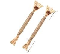 HYUIND Jouets for Chats à l'herbe à Chat Les collations Naturelles for Chats nettoient Les Dents et Les Poils for favoriser la Digestion Jouet à mâcher for Chaton Silvervine(2 pcs Small Stick)