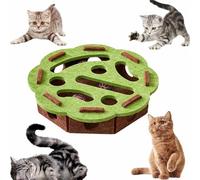 HYuMCCyhT Griffoir pour chat avec balle en feutre pour chat d'intérieur (vert n°2)