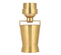 HYUMTODE Ice Tower Fountain Nozzle, Water Fountain Nozzle with 1.5 inch Internal Thread, Adjustable Brass Sprinkler Head for Pond and Garden Fountains, Creates 8m High Spray with 1.6m Diame