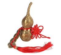 HYUMTODE Sculpture de Gourde en Laiton, décoration de Bureau Feng Shui, jeton de Bonne Chance Multifonctionnel avec Un Design à Grand Fond, œuvre d'art en Laiton élégante pour la