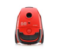 Hyundai Aspirateur HYUVC068R I Moteur ECO I 800W I Nombreux accessoires I Haute efficacité d'aspiration I Rayon d'action de 7,5 m I Aspirateur
