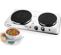 Hyundai EP 310 E Double - Plaque de cuisson en acier inoxydable de 2500 watts HYUEP310E