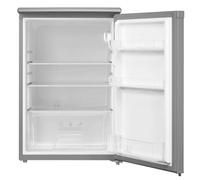 HYUNDAI Keep Fresh Réfrigérateur Table Top Argent 131L | Porte Réversible, Compartiment à Glaçons, Bac à Légumes, Idéal Petits Espaces, Économie d'Énergie