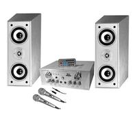 HYUNDAI Pack karaoké 100W + HP C810 + ampli 100W + 2 mic