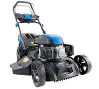 Hyundai Tondeuse à Gazon Thermique Autotractée 51 cm 196 cm3 Démarrage Électrique - 4-en-1, Bac 60 L