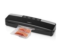 Hyundai VS 100 Machine à emballer sous vide, 0,6 bar, 125 W, entièrement automatique, fraîcheur jusqu'à 5 fois plus longue, noire