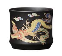 Hyunlai Théière en argile violette faite à la main et changeant de couleur - Théière Gongfu avec bec verseur facile, facile à nettoyer, pour les amateurs de thé