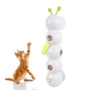 Hyunlai Wurm Jouet interactif pour chat avec ventouse et queue moelleuse, capteur intelligent, jouet automatique pour chat pour mur et fenêtre