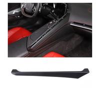 HYUOIND Autocollant Décoratif en Fibre De Carbone ABS Compatible avec La Corvette C8 Z51 Z06 2020-2023, Cadre De Commande Central Latéral, Accessoires De Voiture(Style A Matte Black)