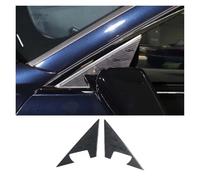 HYUOIND Autocollant décoratif en fibre de carbone véritable for pilier A de voiture, compatible avec la BMW Série 3 G20 G21 G22 G28 2020-2023(Carbon fiber)