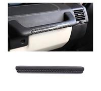 HYUOIND Autocollant décoratif en Fibre de Carbone véritable for poignée de boîte à Gants de copilote, Compatible avec Mercedes Classe G W463 2007-25(White)