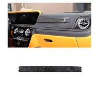HYUOIND Autocollant décoratif en Fibre de Carbone véritable for poignée de boîte à Gants de copilote, Compatible avec Mercedes Classe G W463 2007-25(Green)