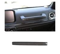 HYUOIND Autocollant décoratif en Fibre de Carbone véritable for poignée de boîte à Gants de copilote, Compatible avec Mercedes Classe G W463 2007-25(Black)
