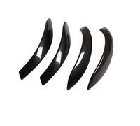 HYUOIND Autocollant décoratif en fibre de carbone véritable for portière intérieure de voiture, compatible avec BMW Série 3 et 4 3GT F34 F30 F36 2013-2019(Style B 4 pcs)