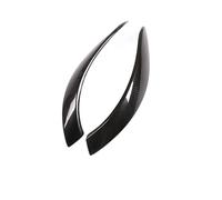 HYUOIND Autocollant décoratif en fibre de carbone véritable for portière intérieure de voiture, compatible avec BMW Série 3 et 4 3GT F34 F30 F36 2013-2019(Style B 2 pcs)