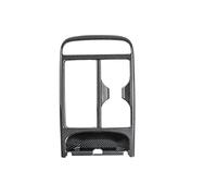 HYUOIND Boîte de Rangement de Tasse Centrale de Changement de Vitesse de Console intérieure Automatique, Couvercle de Cadre de Garniture Compatible avec Hyundai Tucson NX4 2025 LHD(Carbon Fiber)