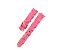 HYUOIND Bracelets de montre en cuir véritable de veau coloré, 16mm 20mm, for femmes, broche à dégagement rapide, Compatible avec Hermes H Hour(Pink,20mm)