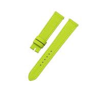 HYUOIND Bracelets de montre en cuir véritable de veau coloré, 16mm 20mm, for femmes, broche à dégagement rapide, Compatible avec Hermes H Hour(Reseda,16mm)