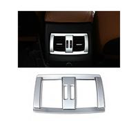 HYUOIND Cadre de Sortie d'air de climatisation arrière en ABS, Compatible avec BMW Série 3 et 4 3GT F30, F31, F32, F34 et F36(Style A Silver)
