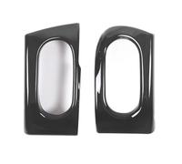 HYUOIND Cadre De Sortie d'air Latéral ABS for Tableau De Bord De Voiture, Compatible avec La Corvette C6 2005-2013, Accessoires Automobiles(Black)