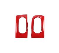 HYUOIND Cadre De Sortie d'air Latéral ABS for Tableau De Bord De Voiture, Compatible avec La Corvette C6 2005-2013, Accessoires Automobiles(Red)