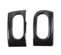 HYUOIND Cadre De Sortie d'air Latéral ABS for Tableau De Bord De Voiture, Compatible avec La Corvette C6 2005-2013, Accessoires Automobiles(Carbon Fiber)